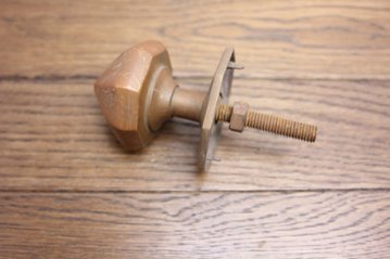アンティーク ブラス センターノブ画像