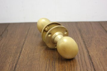 ブラス オーバル ドアノブ画像