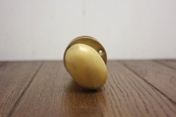 ブラス オーバル ドアノブ画像