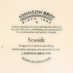 JOHNSON BROTHERS "SEASIDE" ディナープレート画像