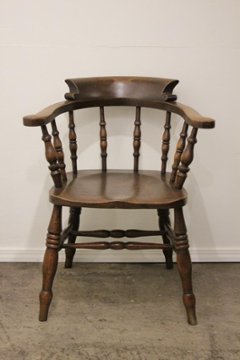 アンティーク エルム スモーカーズチェア画像
