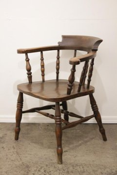 アンティーク エルム スモーカーズチェアの画像