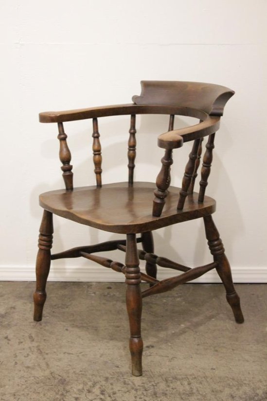 アンティーク エルム スモーカーズチェア画像