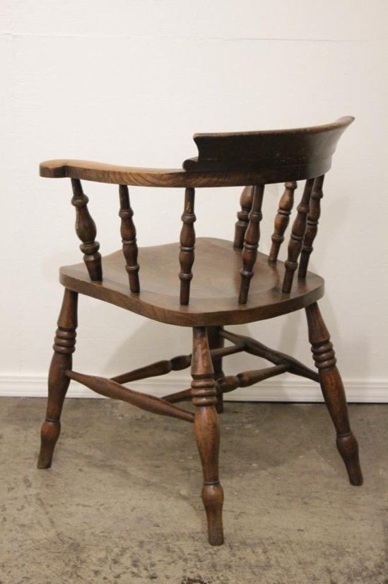 アンティーク エルム スモーカーズチェア画像