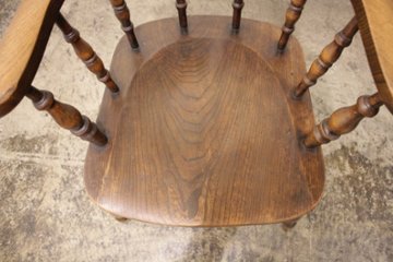 アンティーク エルム スモーカーズチェア画像