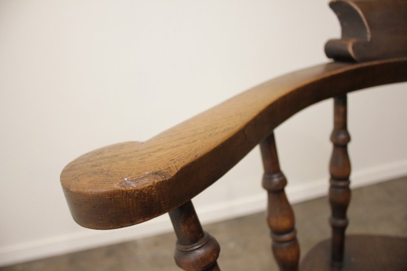 アンティーク エルム スモーカーズチェア画像