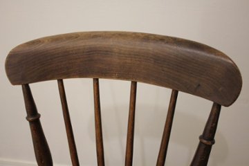 アンティーク エルム カントリーチェア画像