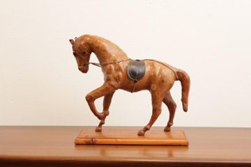 ヴィンテージ レザーホース画像