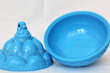 Westmoreland Glass Company Hen-on-Nest カバードディッシュ画像