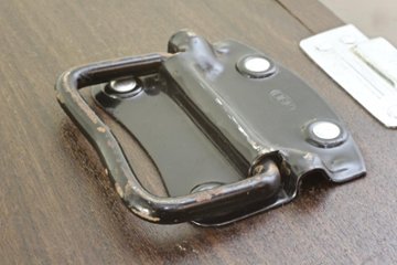 ヴィンテージ ウッドプリント トランク画像