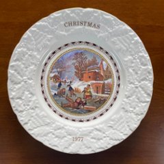 COALPORT 1977年 クリスマスプレートの画像