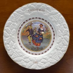 COALPORT 1981年 クリスマスプレートの画像