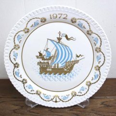 SPODE 1972年 クリスマスプレートの画像