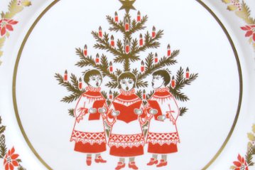 SPODE 1975年 クリスマスプレート画像