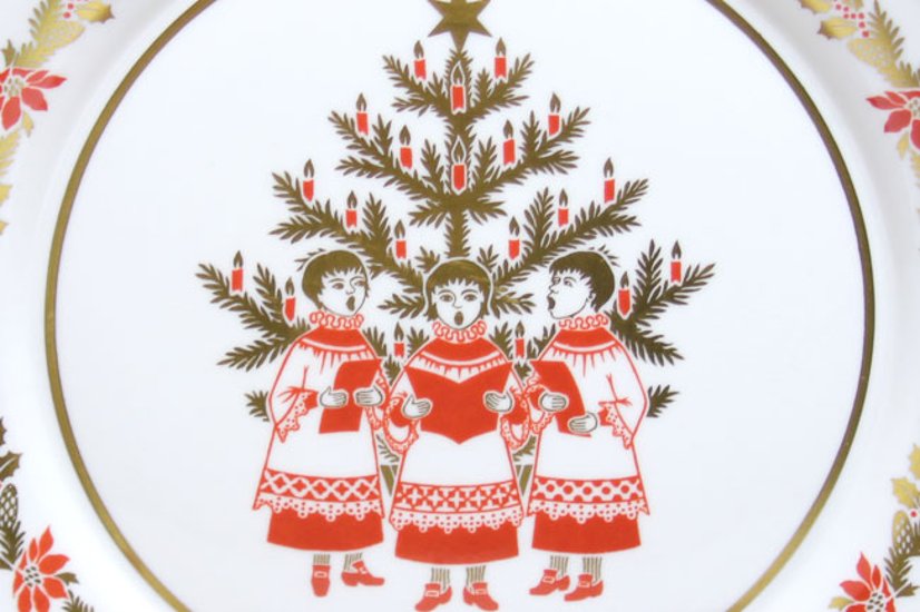 SPODE 1975年 クリスマスプレート画像