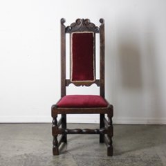 イギリス アンティーク ホールチェア画像