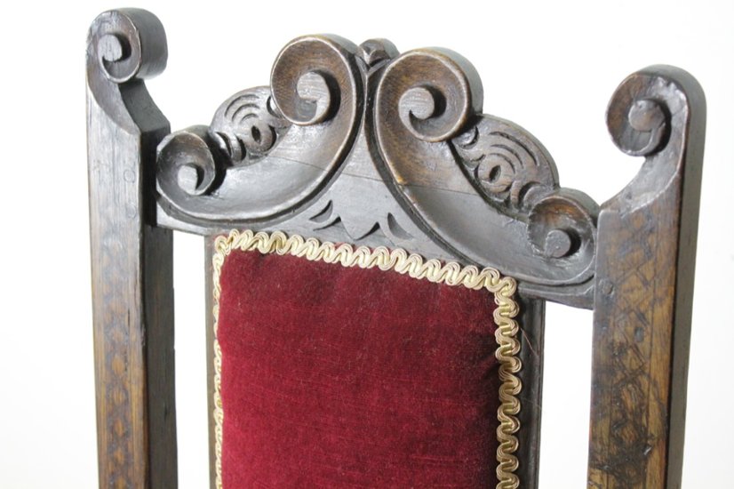 イギリス アンティーク ホールチェア画像