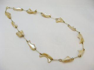 ヴィンテージ シェルネックレスの画像