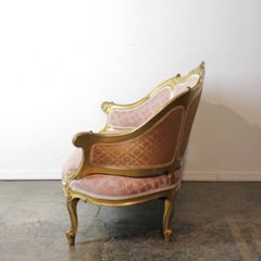 フランス アンティーク ラブソファ画像