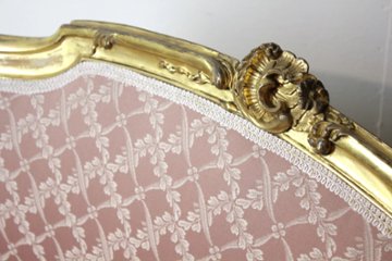 フランス アンティーク ラブソファ画像