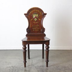 アンティーク マホガニー ホールチェア画像