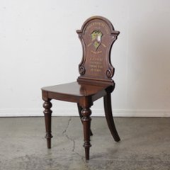アンティーク マホガニー ホールチェアの画像