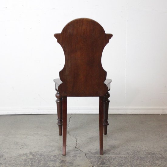 アンティーク マホガニー ホールチェア画像