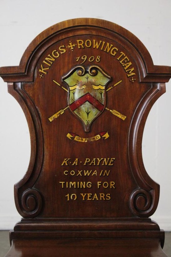 アンティーク マホガニー ホールチェア画像