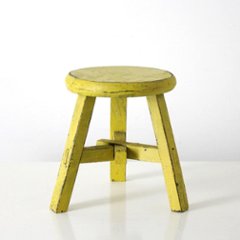 ハンドペイント スモールスツール画像