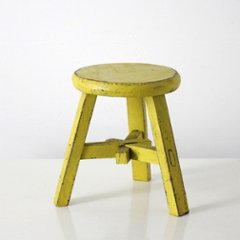 ハンドペイント スモールスツール画像