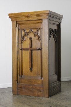 イギリス アンティーク パルピット(説教壇)画像