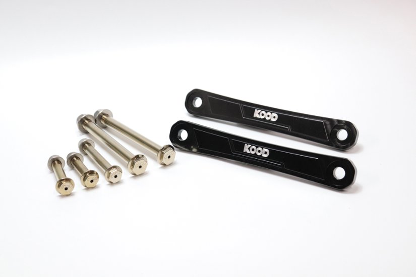 【Ｋ－ＬＰ－００３－ＢＫ】ＫＯＯＤ　ＫＡＷＡＳＡＫＩ　リアサス　リンクプレート＆ボルト・ナットセット画像