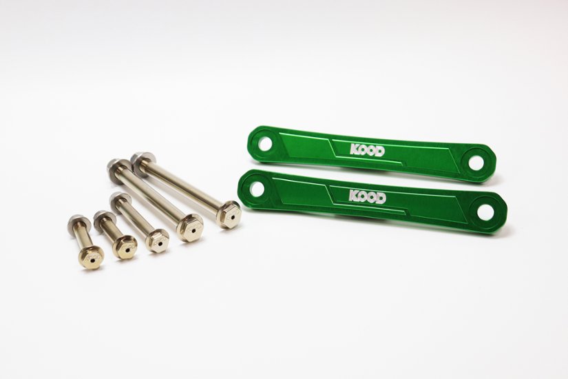 【Ｋ－ＬＰ－００３－ＧＲ】ＫＯＯＤ　ＫＡＷＡＳＡＫＩ　リアサス　リンクプレート＆ボルト・ナットセット画像