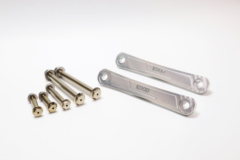 【Ｋ－ＬＰ－００３－ＳＬ】ＫＯＯＤ　ＫＡＷＡＳＡＫＩ　リアサス　リンクプレート＆ボルト・ナットセット画像