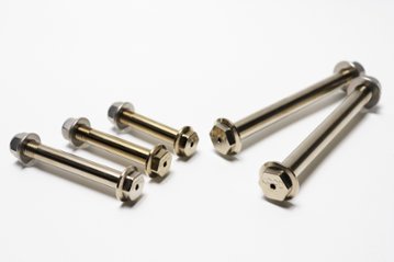 【Ｋ－ＬＰ－００３－ＳＬ】ＫＯＯＤ　ＫＡＷＡＳＡＫＩ　リアサス　リンクプレート＆ボルト・ナットセット画像