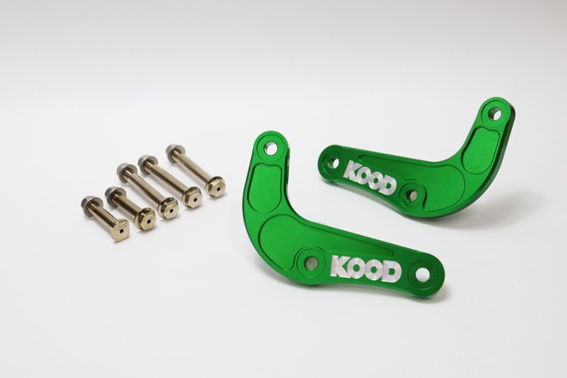 【Ｋ－ＬＰ－０３１－ＧＲ】ＫＯＯＤ　ＫＡＷＡＳＡＫＩ　リアサス　リンクプレート＆ボルト・ナットセット画像