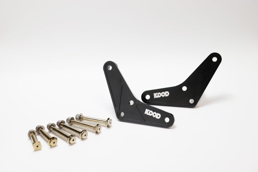 【Ｋ－ＬＰ－０３２－ＢＫ】ＫＯＯＤ　ＫＡＷＡＳＡＫＩ　リアサス　リンクプレート＆ボルト・ナットセット画像