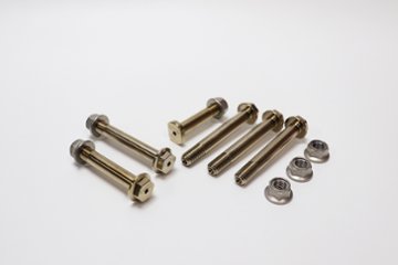 【Ｋ－ＬＰ－０３２－ＧＲ】ＫＯＯＤ　ＫＡＷＡＳＡＫＩ　リアサス　リンクプレート＆ボルト・ナットセット画像