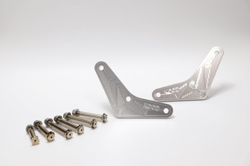 【Ｋ－ＬＰ－０３２－ＳＬ】ＫＯＯＤ　ＫＡＷＡＳＡＫＩ　リアサス　リンクプレート＆ボルト・ナットセット画像