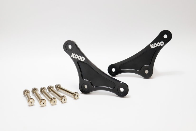 【Ｋ－ＬＰ－００１－ＢＫ】ＫＯＯＤ　ＫＡＷＡＳＡＫＩ　リアサス　リンクプレート＆ボルト・ナットセット画像