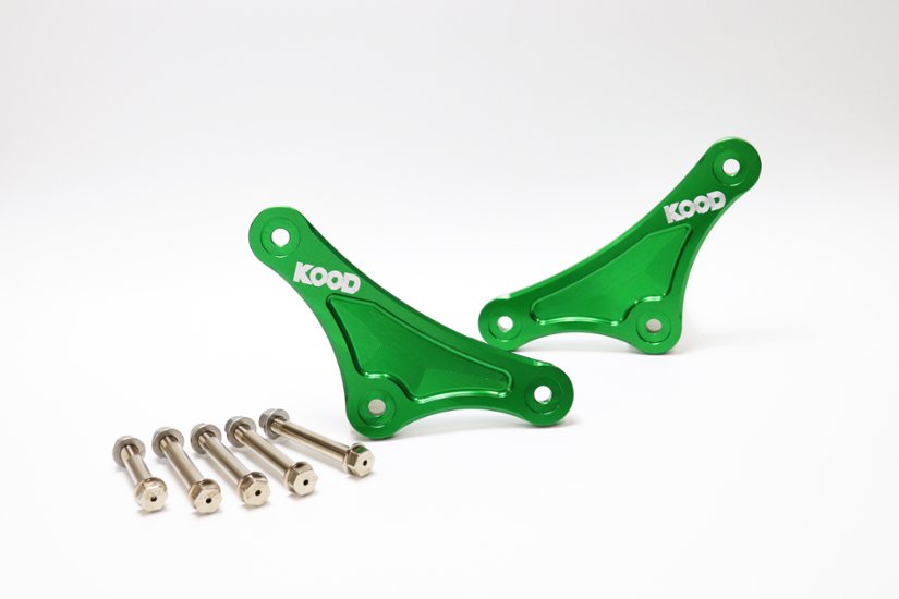 【Ｋ－ＬＰ－００１－ＧＲ】ＫＯＯＤ　ＫＡＷＡＳＡＫＩ　リアサス　リンクプレート＆ボルト・ナットセット画像