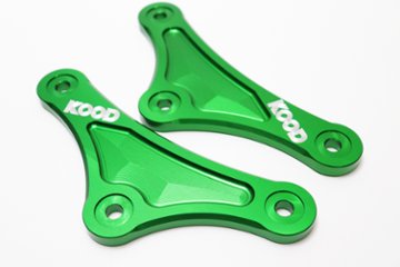 【Ｋ－ＬＰ－００１－ＧＲ】ＫＯＯＤ　ＫＡＷＡＳＡＫＩ　リアサス　リンクプレート＆ボルト・ナットセット画像