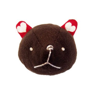 ＫＵＭＡブローチ（ハート）の画像