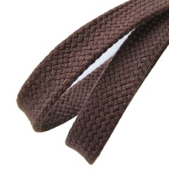 604-L・コットン・8.5ｍｍ・平・50色 51ディープブラウンの画像