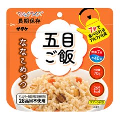 マジックライス ななこめっつ 五目ご飯 7年 70gの画像