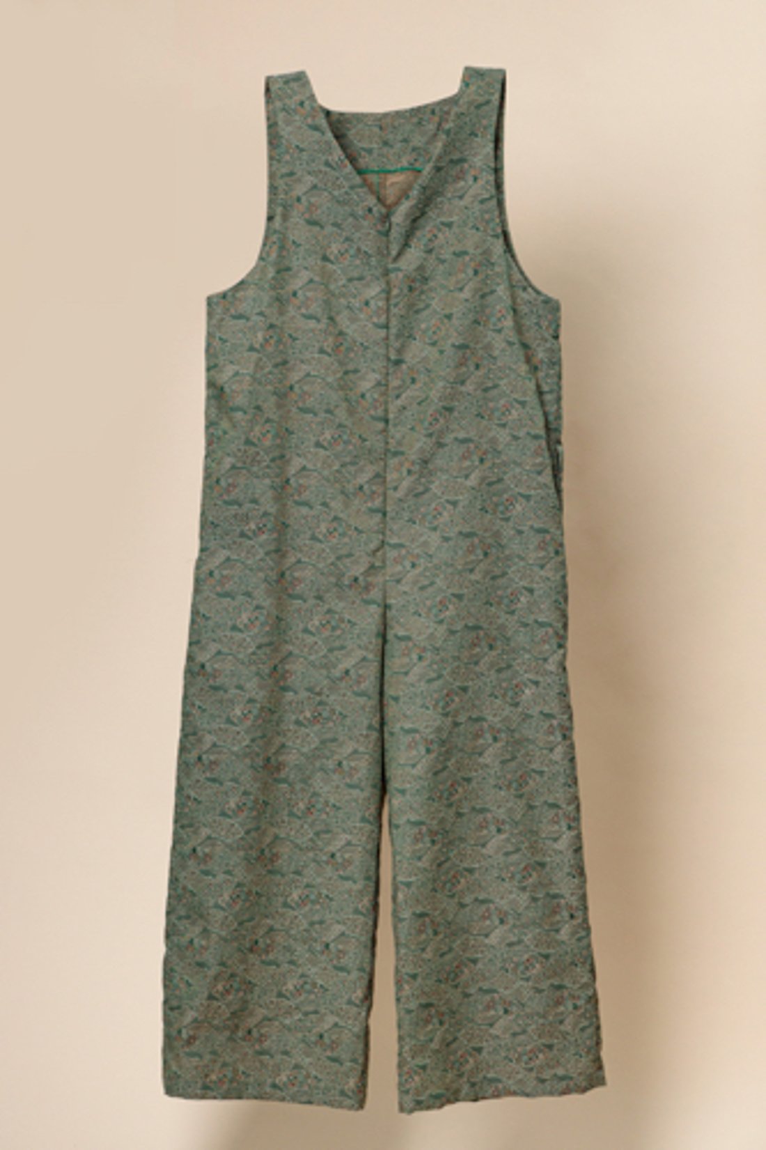 服の型紙_前ファスナーオールインワン（裏なし） KP-031(fuku_onep_KP 