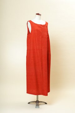 服の型紙_KP-044_前タック・ワンピース（裏なし）の画像
