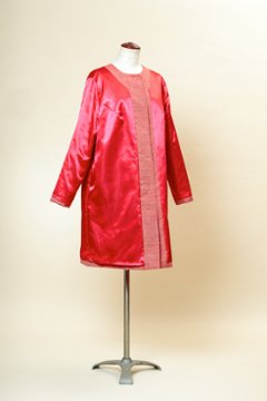 服の型紙_衿なしコート（裏付き）画像