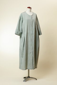 服の型紙_KP-047_アシンメトリーワンピース（裏なし）の画像