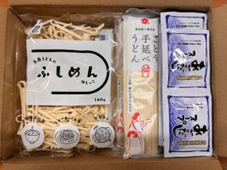 五島手延うどん・あごだしスープ　詰合せギフトセット｜お中元好適品の画像
